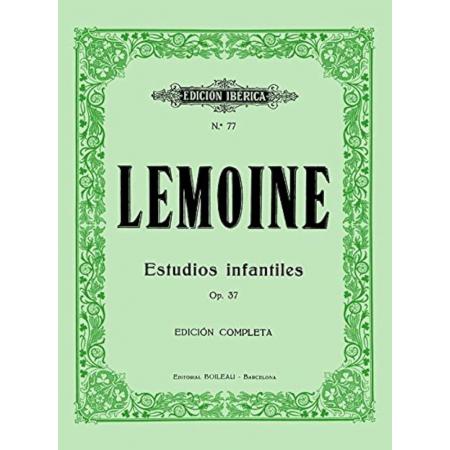 Libros Lemoine, Antoine-Henry | Estudios Infantiles Op.37