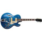 Stanford CR Fatboy Bigsby B60 Guitarra Eléctrica Hollow Body Pelham Blue