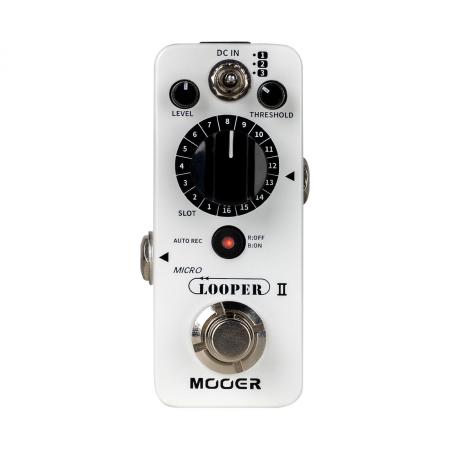 Pedales MOOER Micro Looper II Pedal de Guitarra