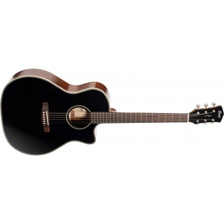 Guitarras Electroacústicas Cort Cort ESSENCE-GA4 BTSG Guitarra Electroacústica Black Top Semi Gloss