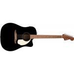 Fender California Standard Redondo Negro Guitarra Electroacústica