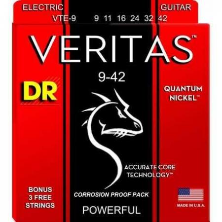 Cuerdas de Guitarra Eléctrica Dr Cuerdas Guitarra Eléctrica VTE9 Veritas 9-42