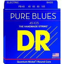 Cuerdas Bajo DR Strings Pure Blues PB-45 Long Scale 45-105 Medium