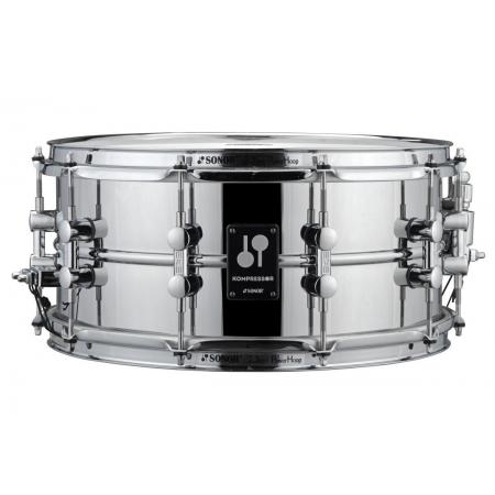 Cajas de Batería Sonor Kompressor Steel KS 14x6.5 SDS Caja de Acero Cromado