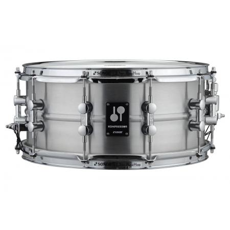 Cajas de Batería Sonor Kompressor Aluminium KS 14x6.5 SDA Caja de Aluminio Pulido