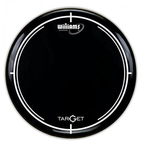 Parches para batería Williams WB28 Double Ply Black Oil Target Series 08