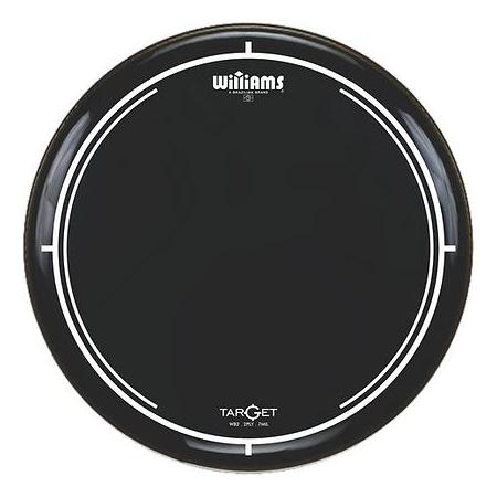 Parches para batería Williams WB216 Target Series Black Oil 16" Parche Batería