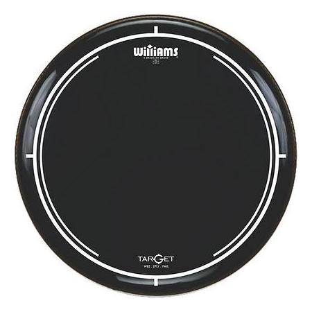 Parches para batería Williams WB220 Target Series Black Oil 20" Parche Batería