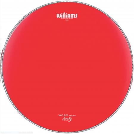 Parches para batería WILLIAMS WCR212 DENSITY COATED OIL RED SERIES 12"