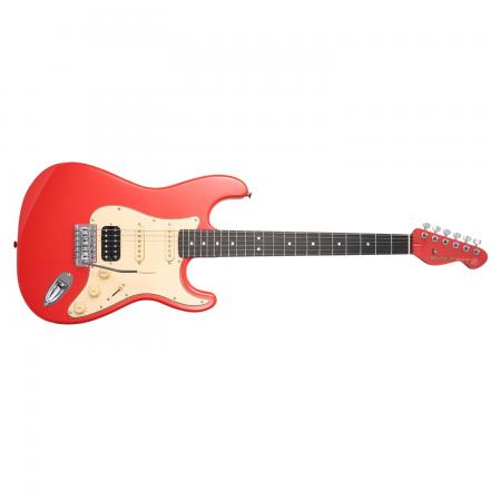Guitarras Eléctricas Mooer MSC10 Elite Guitarra Eléctrica Fiesta Red