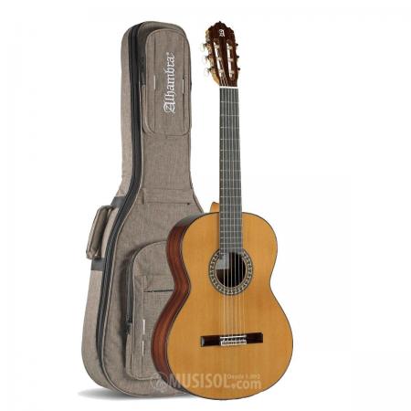Guitarra Clásica - Guitarra española Alhambra 5P Zurdo Guitarra Clásica + Funda 9738 25mm