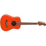 Fender California Standard Redondo mini wb ib Fiesta Red Guitarra Acústica