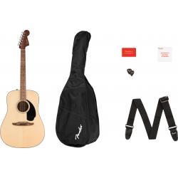 Packs guitarra acústica Fender California Standard Redondo Natural Pack
