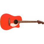 Fender California Standard Redondo CE IPG Fiesta Red Guitarra Electroacústica