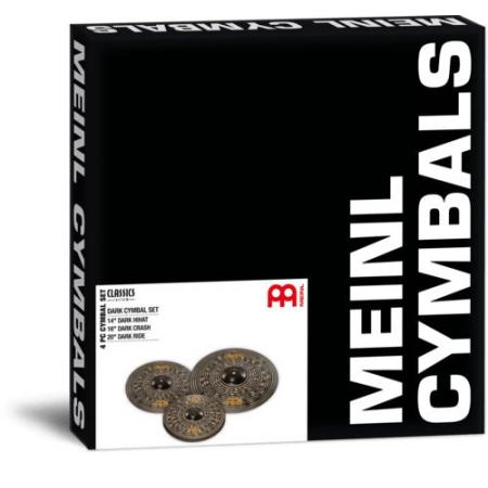Platos de batería Meinl CCD141620 Classics Custom Dark Set Platos Batería