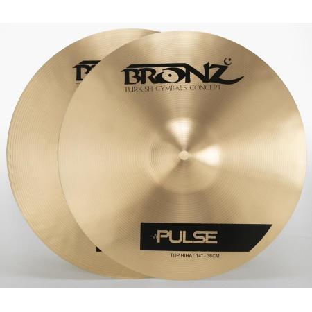 Platos de batería Bronz Hi Hat 14" B20  Pulse Series