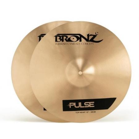 Platos de batería Bronz Hi Hat 15" B20  Pulse Series