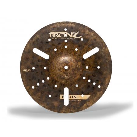 Platos de batería Bronz Effect 14" B20 drilled Roots Formula Series