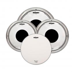 Parches para batería Williams Pack Target DT2 Clear Dot Rock+ Caja WC1-14