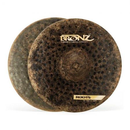 Platos de batería Bronz Hi Hat 14" B20  Roots Formula Series