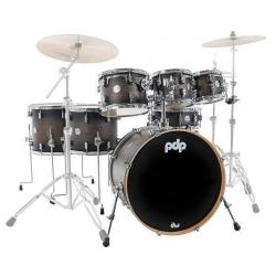 Batería Acústica PDP by DW Concept Maple CM7 Charcoal Burst