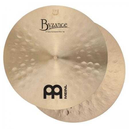 Platos de batería Meinl Hi Hat 14" Byzance Traditional Extra Hammered B14EHH