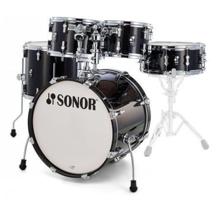 Batería Acústica Sonor Batería AQ2 Studio Transparent Black