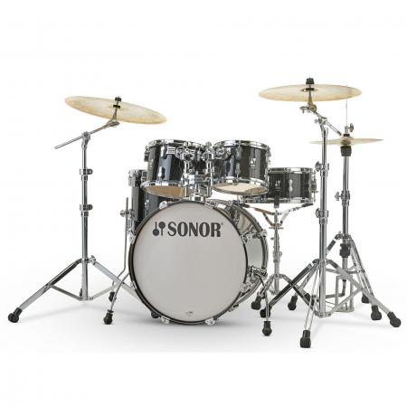 Batería Acústica Sonor Batería AQ2 Stage Transparent Black