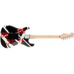 EVH Striped Series Circles Guitarra Eléctrica White and Black