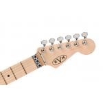 EVH Striped Series Circles Guitarra Eléctrica White and Black