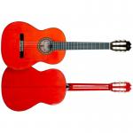 Prudencio Sáez 1-Fp 22 Roja Brillo Ciprés Guitarra Flamenca