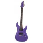 Schecter C6 Deluxe Satin Purple Guitarra Eléctrica