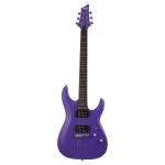 Schecter C6 Deluxe Satin Purple Guitarra Eléctrica