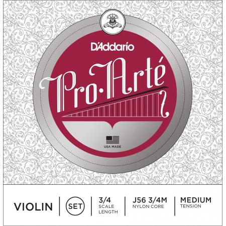 Cuerdas para instrumentos de arco DADDARIO J56 PRO ARTE JUEGO VIOLIN 3/4