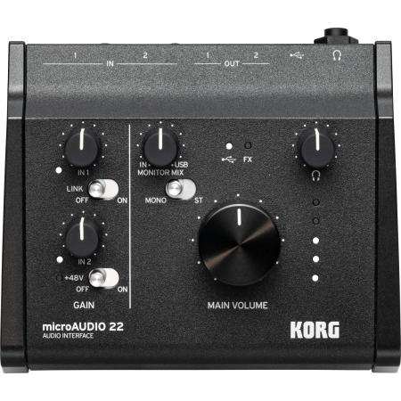 Interface de Audio Korg MICROAUDIO22 Interface de Audio USB