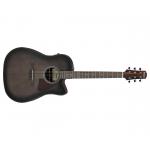 Ibanez AAD70CE-TBN Guitarra Electroacústica Transparent Charcoal Burst Low Gloss
