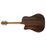 Ibanez AAD70CE-TBN Guitarra Electroacústica Transparent Charcoal Burst Low Gloss