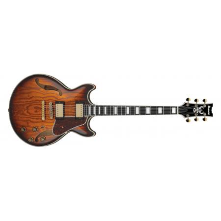 Guitarras Eléctricas Ibanez Ibanez AM93QA-VVH Guitarra Eléctrica Semicaja Vintage Violin High Gloss
