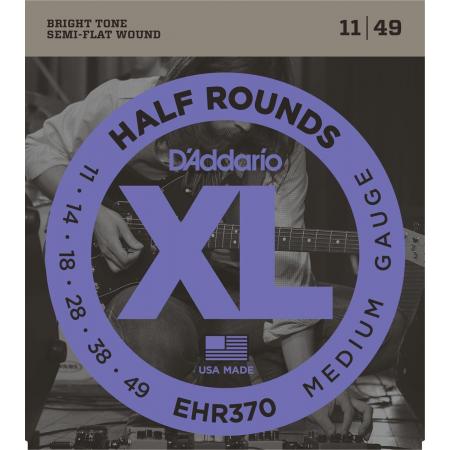 Cuerdas de Guitarra Eléctrica Daddario EHR370 half rounds medium [11-49]