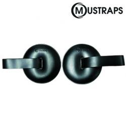 Otros accesorios Mustraps Correa para platos de Piel de Vacuno grueso negra