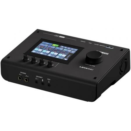 Interface de Audio Yamaha URX44V B Interface de Audio / Video Negra