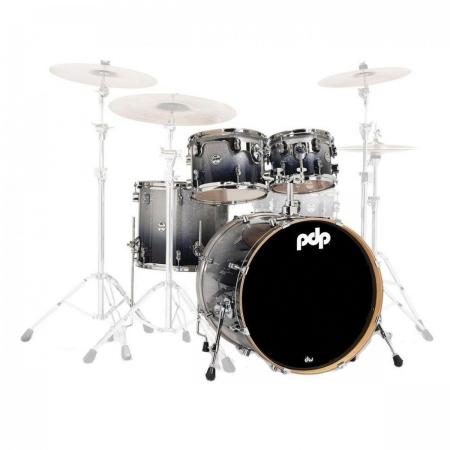Batería Acústica Pdp By Dw Concep Maple Studio Silver to Black Fade PDCM20FNSB