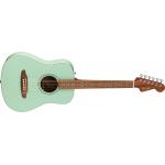 Fender California Standard Redondo Mini Surf Green Funda Incluída Guitarra Acústica