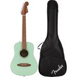 Fender California Standard Redondo Mini Surf Green Funda Incluída Guitarra Acústica