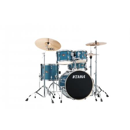 Batería Acústica Tama Imperialstar Studio Hairline Blue IP50H6WHLB
