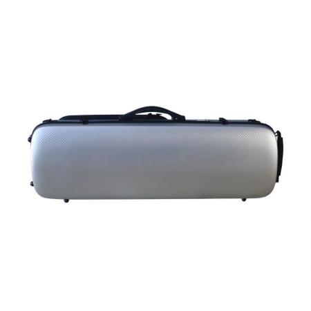 Fundas y estuches de arco Estuche violín Artist Dynamic policarbonato rectangular 4/4 Brushed aluminum Aluminio cepillado