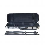Estuche violín Artist Dynamic policarbonato rectangular 4 4 Brushed aluminum Aluminio cepillado