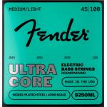 Fender 9250 Ultracore Nickel Plated Steel Ball End 9250ML Gauges .045-.100 Cuerdas Bajo Eléctrico