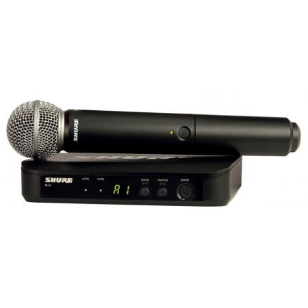 Sistemas y Micrófonos Inalámbricos  Shure Blx24E/Sm58 K3E Sistema Microfono Inalambrico de mano