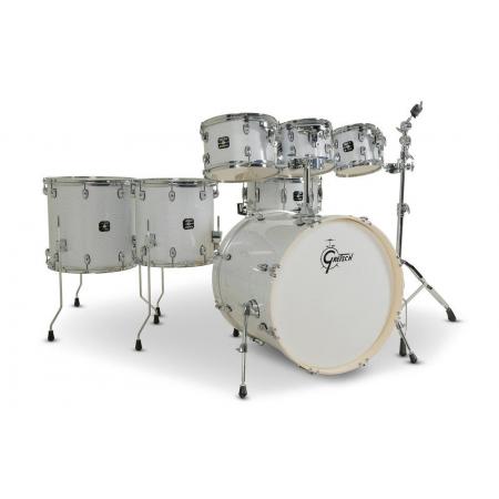 Batería Acústica Gretsch Drum Set Energy Batería Acústica Super Rock - White Pearl
